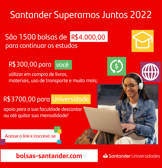 Faculdade AJES adere ao programa Santander Superamos Juntos 2022!